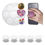 Molde De Silicone Suporte Celular Pegador Apoio De Telefone