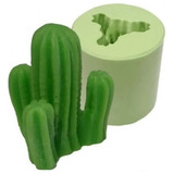 Molde Forma De Silicone Cactus Do