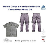 Molde Modelagem Calça E Camisa Mecânico