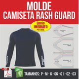 Molde Modelagem Roupa Camiseta Rash Guard