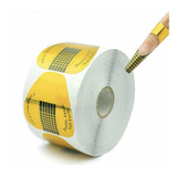 Molde Papel Alongamento Unhas Edg Dourado Rolo Com 500 Uni