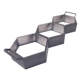 Molde Sextavado Forma Pra Piso Calçada Jardim 20x20x4 Cm 