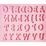 Molde Silicone Letras Grande Alfabeto Confeitaria - Oferta
