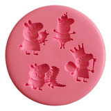 Molde Silicone Modelo  Peppa Pig