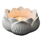 Molde Silicone Vela Lotus Cinzeiro Vaso Gesso Resina Cimento