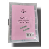 Molde Tips F1 Original D&z Reutilizável Nail Art