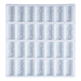 Moldes De Dominó Moldes De Silicone Fundição De Resina Epóxi