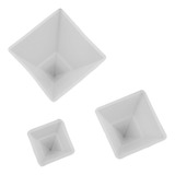 Moldes De Silicone Em Pirâmide De 3 Tamanhos: Molde, Resina,