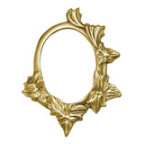 Moldura 11x14 Oval Bronze Túmulo Jazigo Cemitério Finados