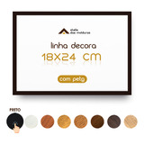 Moldura 18x24 Cm Para Arte Imagem Premium Com Acrilico Petg