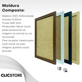 Moldura 60x84 A1 Acetato Certificados Fundo