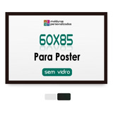 Moldura 60x85 Cm A1 Sem Vidro Quadro Poster Foto Impressão
