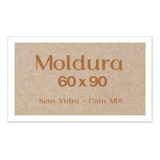 Moldura 60x90 Com Vidro Quadro 90x60
