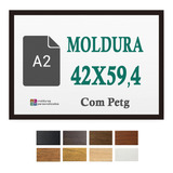 Moldura A2 42x59,4 Gravuras Imagens Para Arte Foto C/ Petg