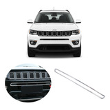 Moldura Aplique Friso Frontal Grade Cromado Jeep Compass