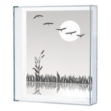 Moldura Caixa Acrílico 32x24 Cm Mesa Buque Foto 24x32