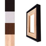 Moldura Canaleta Flutuante C/ Chassi P/ Telas 2x2,8 50x70cm