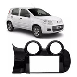 Moldura Central Painel Dvd 2 Din Fiat Uno Vivace Multimídia