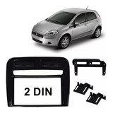 Moldura Dvd Multimídia 2 Din Fiat Punto 2008 A 2012 Carro