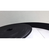 Moldura Eva Adesivado Preto*lisa 7cmx1cm* 7 Metros