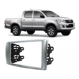 Moldura Painel Dvd 2 Din Autoplast Hilux 2012 A 2016 Carro