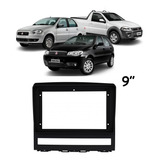 Moldura Painel Dvd 9 Polegadas Fiat Palio Siena Strada Idea