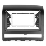 Moldura Painel Dvd Central Multimídia 2din Pálio Preta