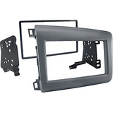 Moldura Painel Expex Epx 381 2 Din Som Multimidia Dvd Mp5 Civic 2012 2013 2014 Cinza