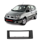 Moldura Radio Renault Scenic 1 Din 2000 A 2010 Preto