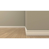 Moldura Roda Pé Rodapé Cores Pvc 10 Cm - Kit 8 Metros 
