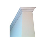 Moldura Rodateto Isopor C/ Acabamento C/ Massa M2 30 Mts