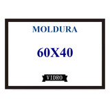 Molduras Quadro 40x60 Kit 2 C/vidro Moldura Laqueada 60x40