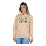 Moletom Blusa De Frio Feminino Flanelado Nyc Authentic