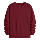 Moletom Blusa De Frio Jaqueta Slim Gola Careca Casaco Top