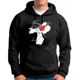 Moletom Blusa Frio Casaco Frajola Desenho Unissex Nerd Geek