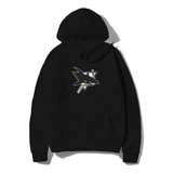 Moletom Blusa Sharks Logo Hockey San Jose Dtf Ref1409