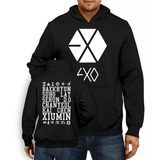 Moletom Blusão Moleton Casaco K-pop Exo Xoxo Integrantes..