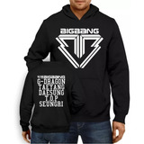 Moletom Casaco Moleton Blusão K-pop Big Bang Integrantes