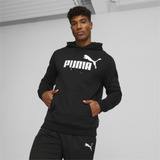 Moletom Com Capuz Essentials Big Logo Fleece Masculino Puma 