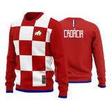 Moletom Croácia Copa Collection Rinno Careca