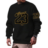 Moletom Gola Careca Chicago 23 Blusa De Frio Casaco Masculin