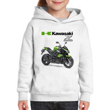 Moletom Infantil Moto Kawasaki Z 1000 Verde 2011