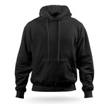 Moletom Liso Algodão Unissex Blusa De Frio Canguru Flanelado