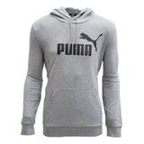 Moletom Masculino Puma Essentials Big Logo Cinza Original