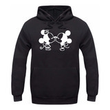 Moletom Minnie Mickey Feminino Blusa Canguru Moleton Frio Of