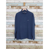 Moletom Nike Gola Alta Azul Interior Flanelado Masculino