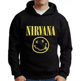 Moletom Nirvana Rock Smile, Banda Music