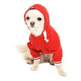 Moletom Pet Para Cães De Porte Micro My Boo Vermelho - Pp
