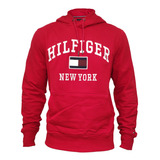 Moletom Tommy Hilfiger Modern Varsity Masculino - Vermelho