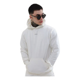 Moletom Unissex Premium Oversized Off White Capuz Forrado 